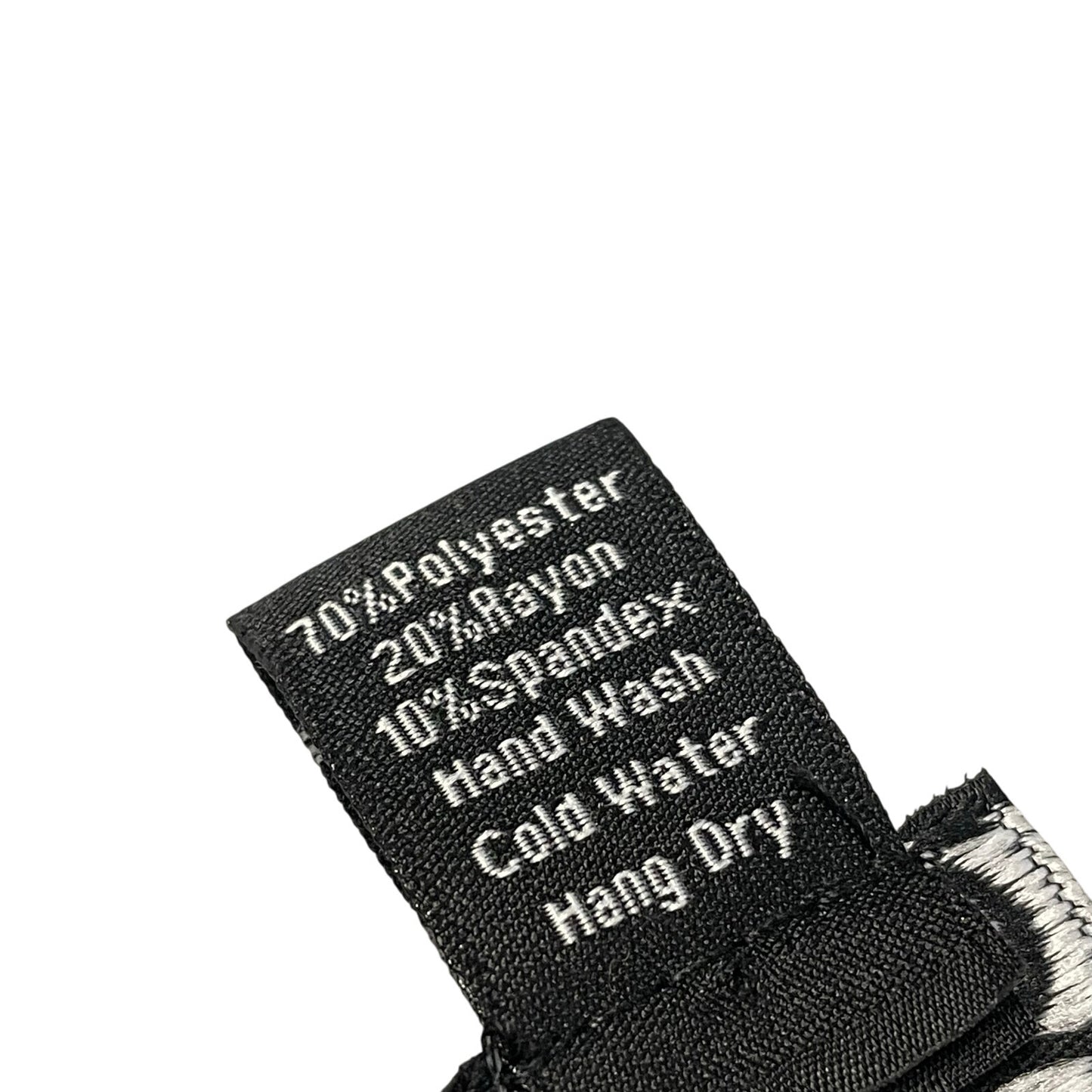 Clara Sun Woo Silver Metallic Knotted Front 3/4 Sleeve Top Womens Small