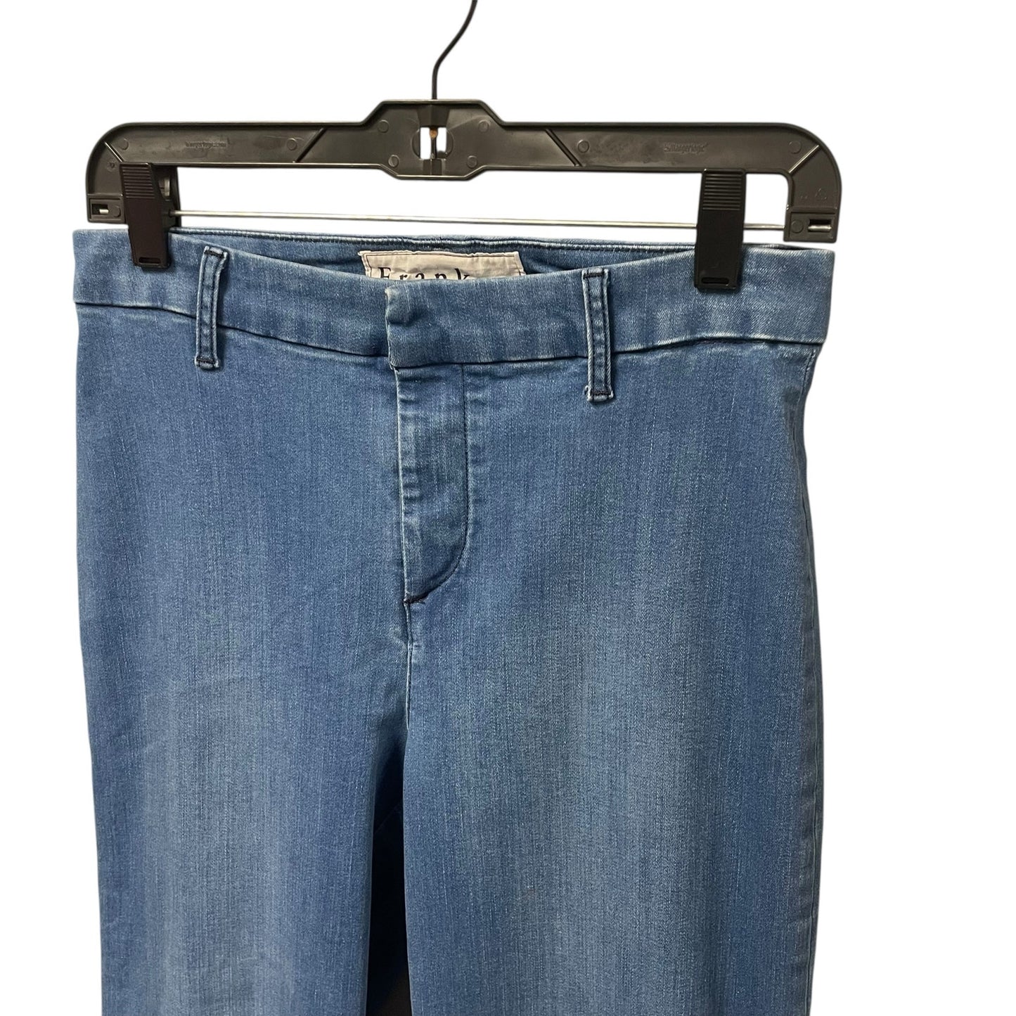 Frank & Eileen Kinsale Light Wash Denim Raw Hem Cropped Jean Womens Size 6