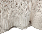 Ralph Lauren Womens Silk Shawl Collar Cable Knit Cardigan Small Preppy Old Money