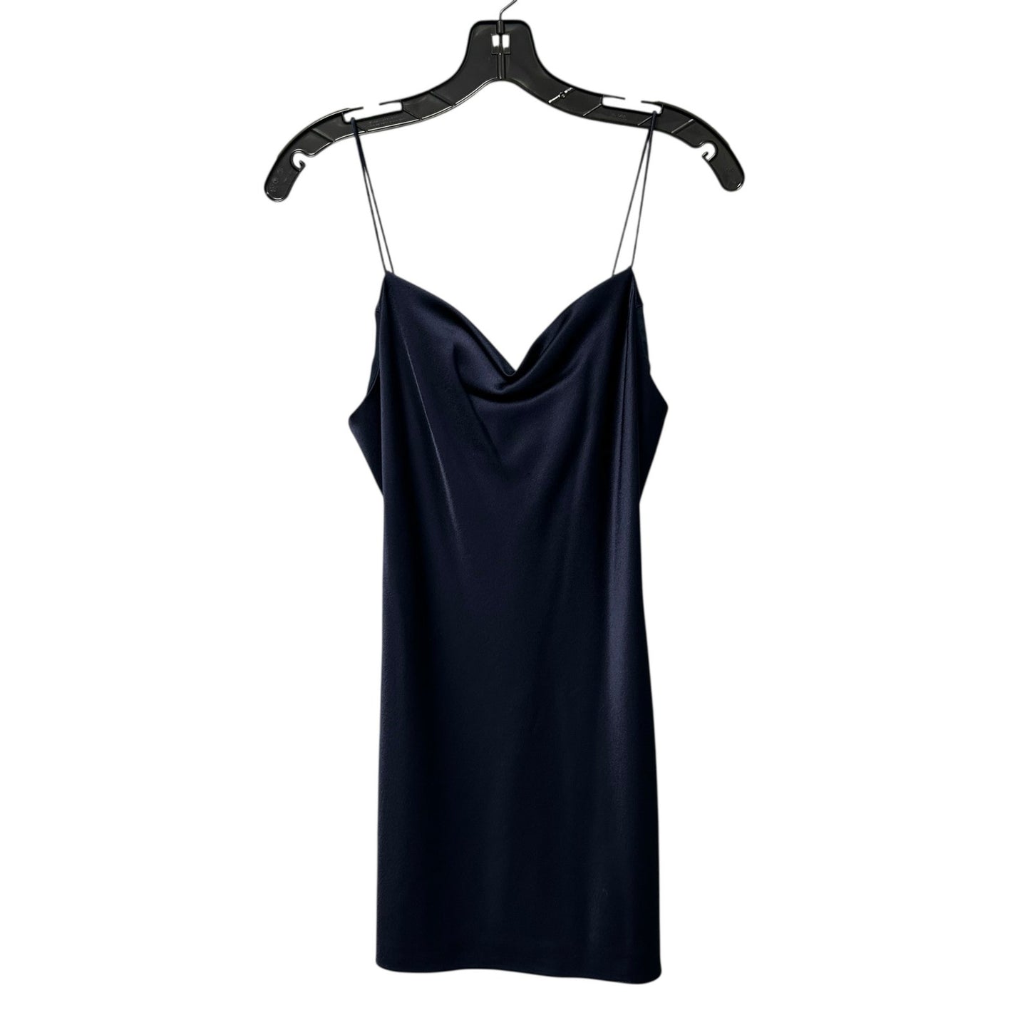 NWT Alice + Olivia Classics Navy Harmony Sleeveless Mini Slip Dress Womens 4