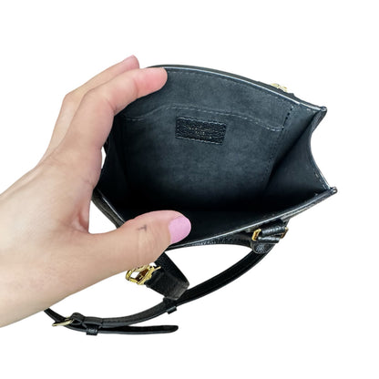 Louis Vuitton Black 2020 Monogram Petit Sac Plat Satchel Purse