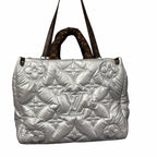 Louis Vuitton Limited Edition Econyl Monogram Pillow Giant Onthego GM Silver Bag