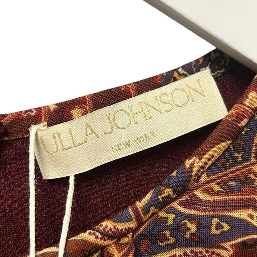 NWT Ulla Johnson Topaz  Violeta Pleated Sleeveless Midi Dress Womens Size 2