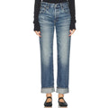 Moussy Vintage Jeans Aquebogue Straight Distressed Button Fly Cotton Womens 29