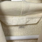 NWT Mother Antique White The Accent Square Drawstrinh Hoodie Womens XS Neutral