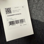 NWT Chloe Short Sleeve Polo Sweater Wool Cashmere Confident Grey Size Small