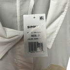 NWT Simkhai Sand Tan White Sundae Linen Blend Flare Mini Dress Womens 2