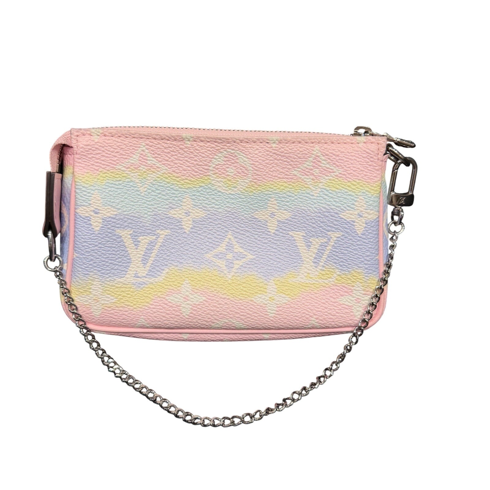 Louis Vuitton Monogram Escale Mini Pochette Monogram Pastel Multicolor Wristlet