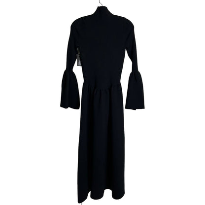 NWT Chloe Black Mock Neck Knit Sweater Dress Womens XS